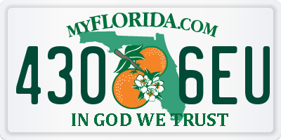 FL license plate 4306EU