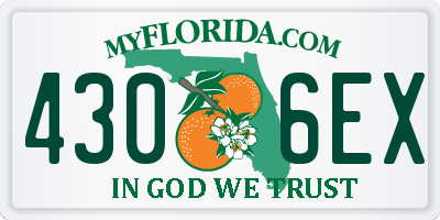 FL license plate 4306EX