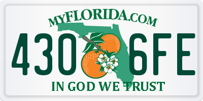 FL license plate 4306FE