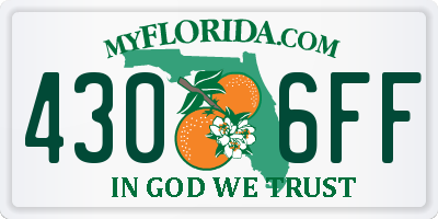 FL license plate 4306FF