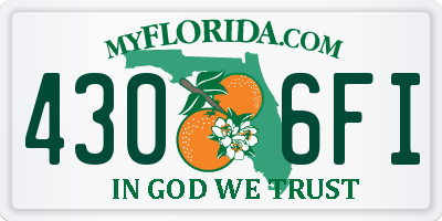 FL license plate 4306FI