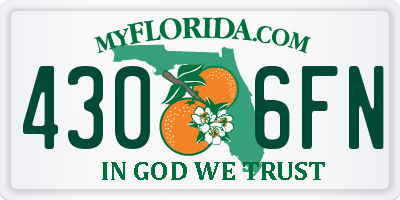 FL license plate 4306FN