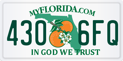 FL license plate 4306FQ