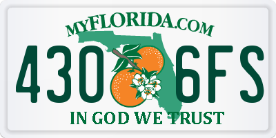 FL license plate 4306FS