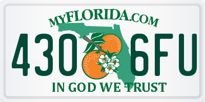 FL license plate 4306FU