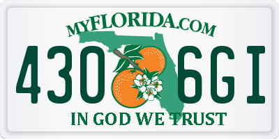FL license plate 4306GI