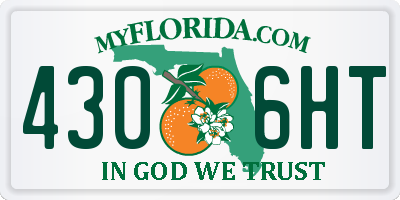 FL license plate 4306HT