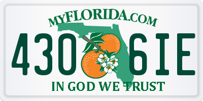 FL license plate 4306IE