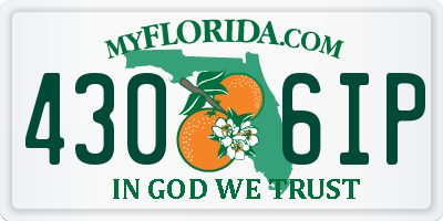 FL license plate 4306IP