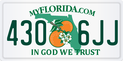 FL license plate 4306JJ