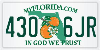 FL license plate 4306JR