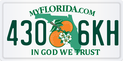 FL license plate 4306KH