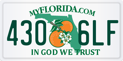 FL license plate 4306LF