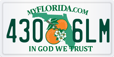 FL license plate 4306LM
