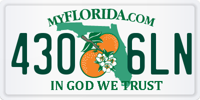 FL license plate 4306LN