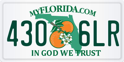 FL license plate 4306LR