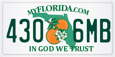 FL license plate 4306MB