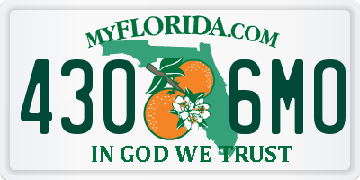 FL license plate 4306MO