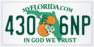FL license plate 4306NP