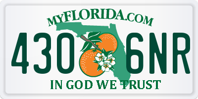 FL license plate 4306NR