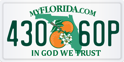 FL license plate 4306OP