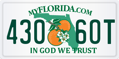 FL license plate 4306OT