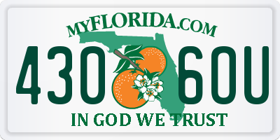 FL license plate 4306OU