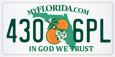 FL license plate 4306PL