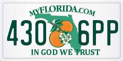FL license plate 4306PP
