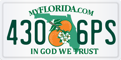 FL license plate 4306PS