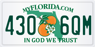 FL license plate 4306QM