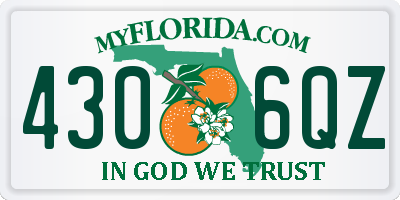 FL license plate 4306QZ