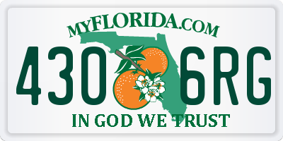 FL license plate 4306RG