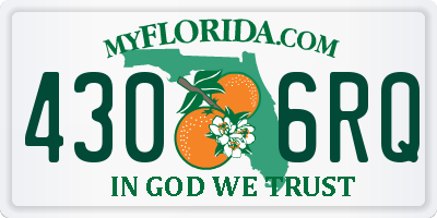 FL license plate 4306RQ
