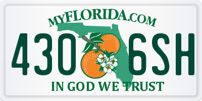 FL license plate 4306SH