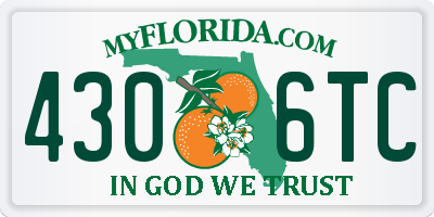 FL license plate 4306TC