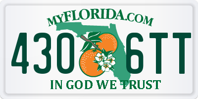FL license plate 4306TT