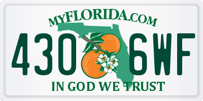 FL license plate 4306WF