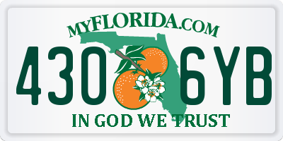 FL license plate 4306YB