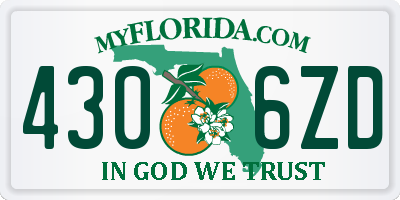 FL license plate 4306ZD