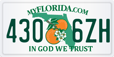 FL license plate 4306ZH