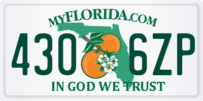 FL license plate 4306ZP