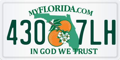 FL license plate 4307LH