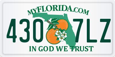 FL license plate 4307LZ