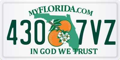 FL license plate 4307VZ