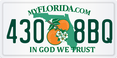 FL license plate 4308BQ