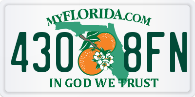FL license plate 4308FN