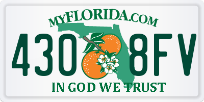 FL license plate 4308FV