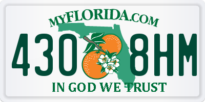 FL license plate 4308HM