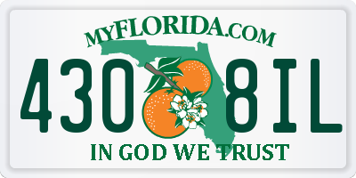 FL license plate 4308IL
